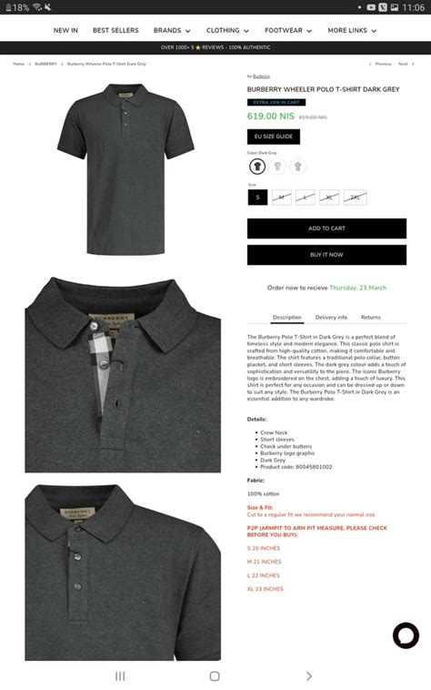 Legit Check. I order this burberry polo shirt from Boinclo for about .